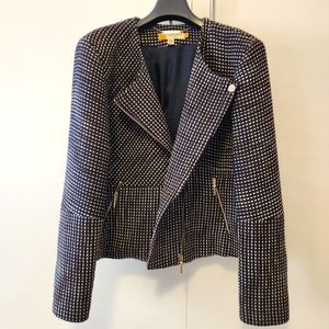 Ted Baker women's navy moto jacket size US 12 /UK 16